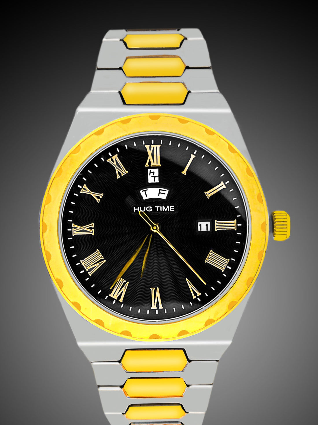 Two Tone Men Watch