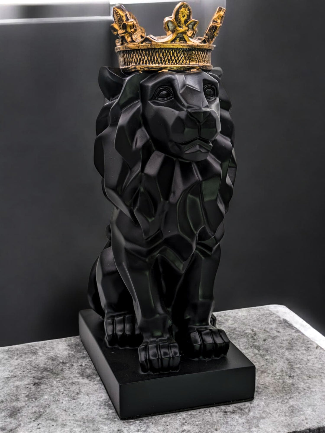 Lion Golden Car Automobile Interior Dashboard, Home Decoration Piece Accessories & Gift