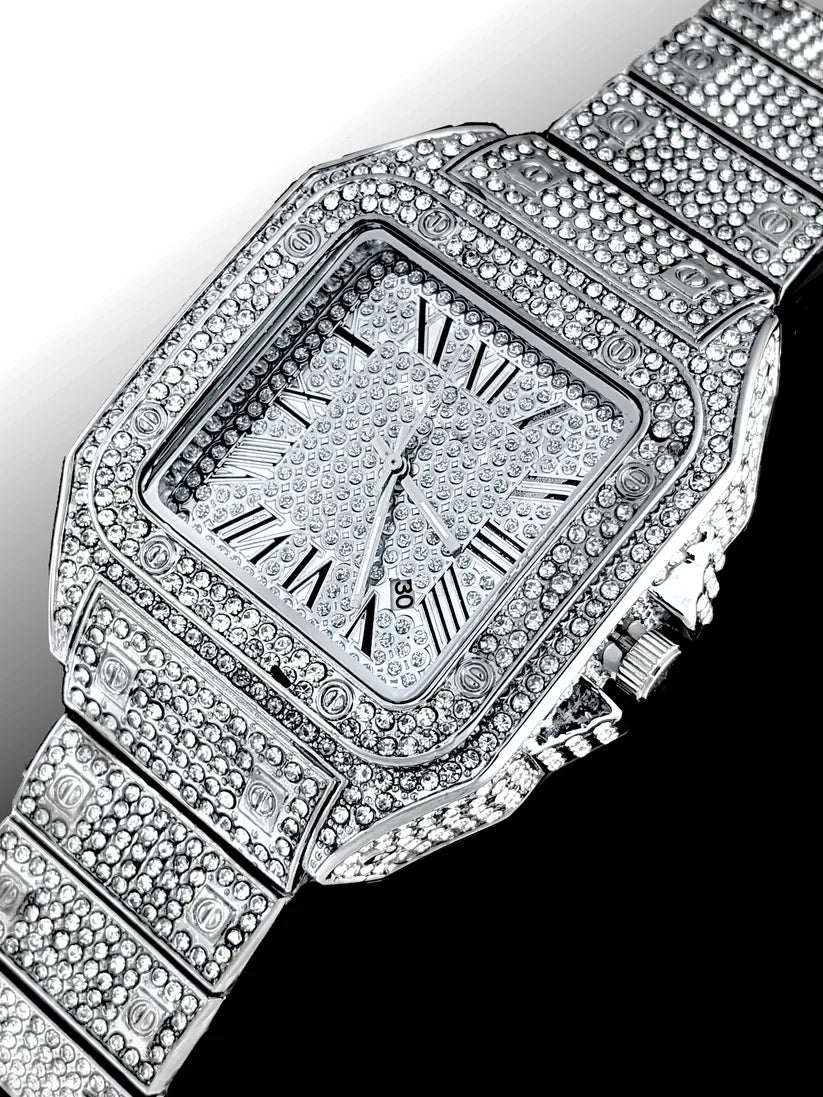 C Silver Stone Watch For Men MAX (205 grams)